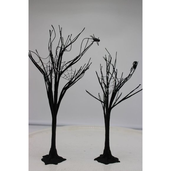 Dept 56 Halloween Village - Spooky Spider Trees - Picture 3 of 4